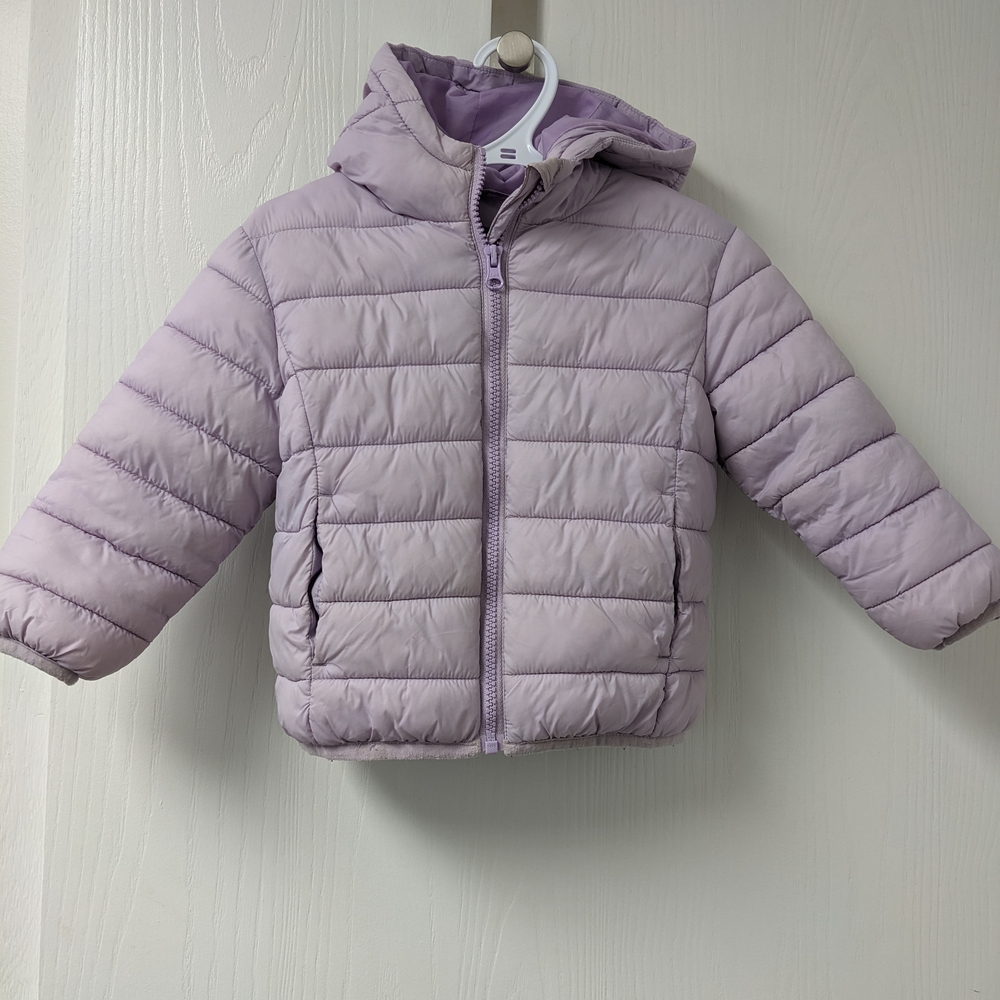 George Kids Puffer Jacket in Light Purple